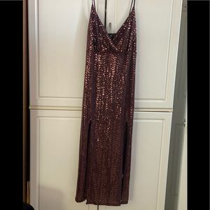 Long sequin dress